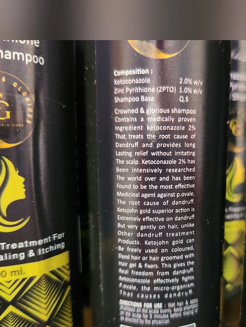 Set of 8 (eight) Anti Dandruff Shampoo without boxes